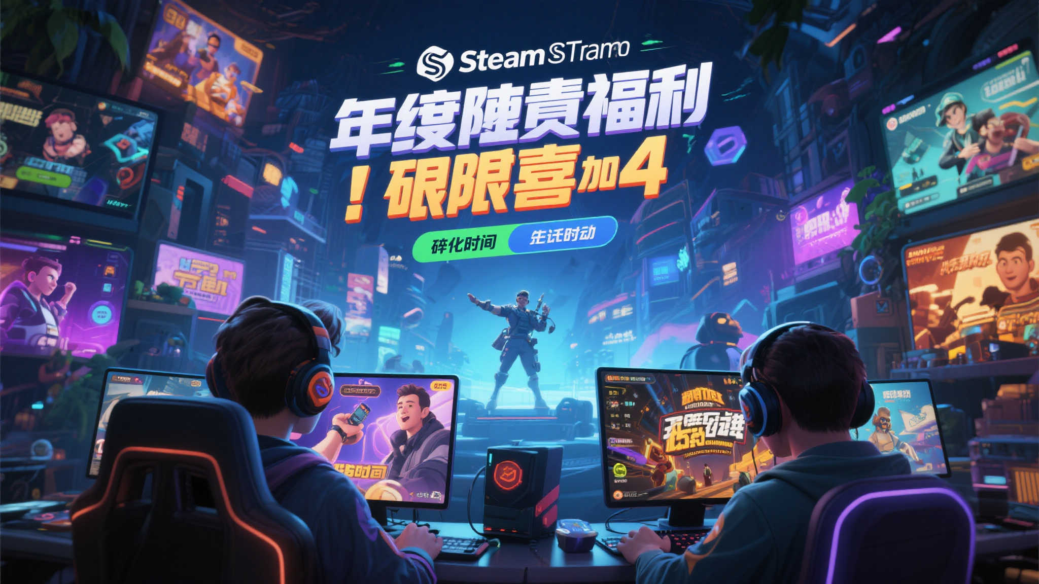 别错过!限时领取四款Steam免费游戏,包括《太空堡垒》! 别错过!限时领取四款Steam免费游戏,包括《太空堡垒》!